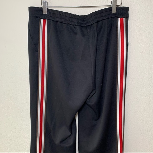 Akris Punto Marla Wide Leg Stripe Trouser Pants 10 - Picture 6 of 11